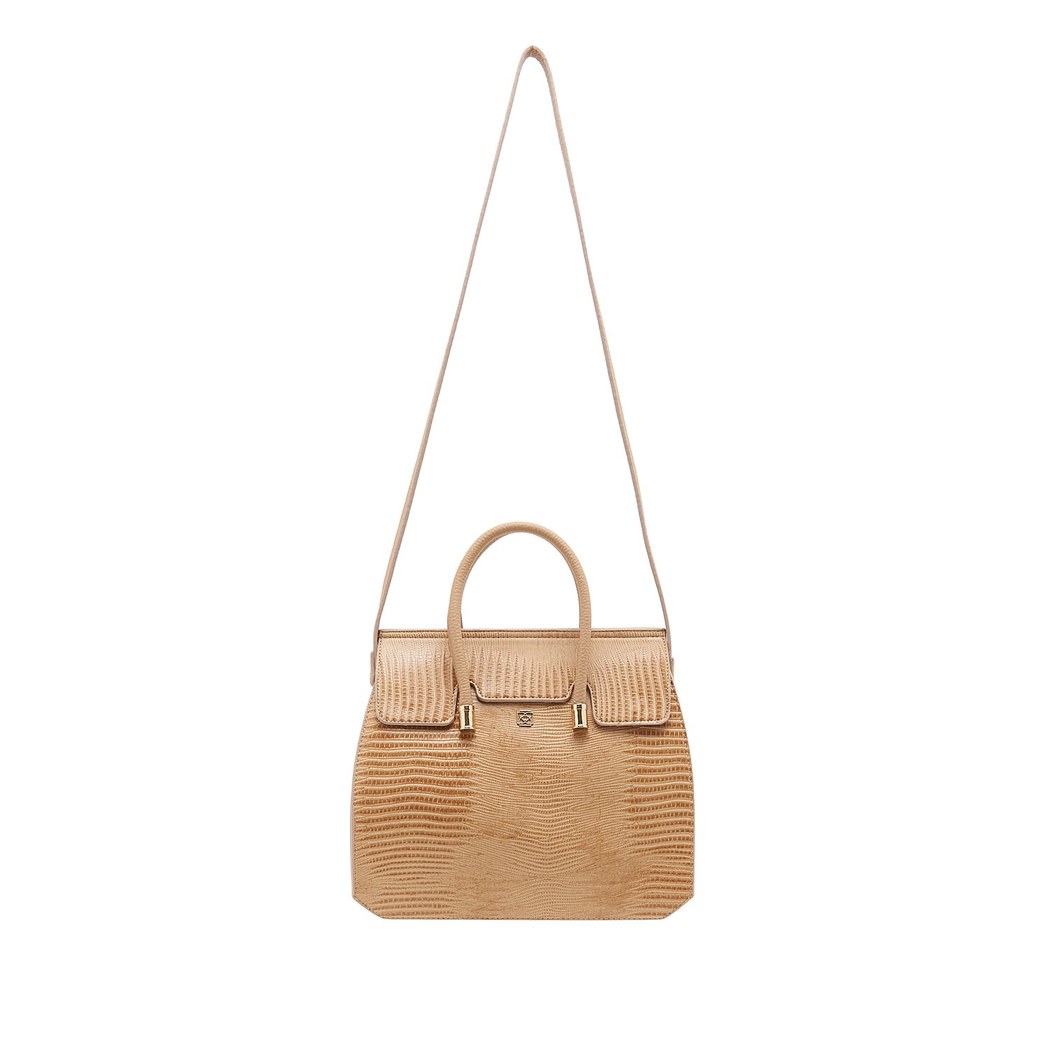 Fund Kadın Kroko Baskılı El Çantası