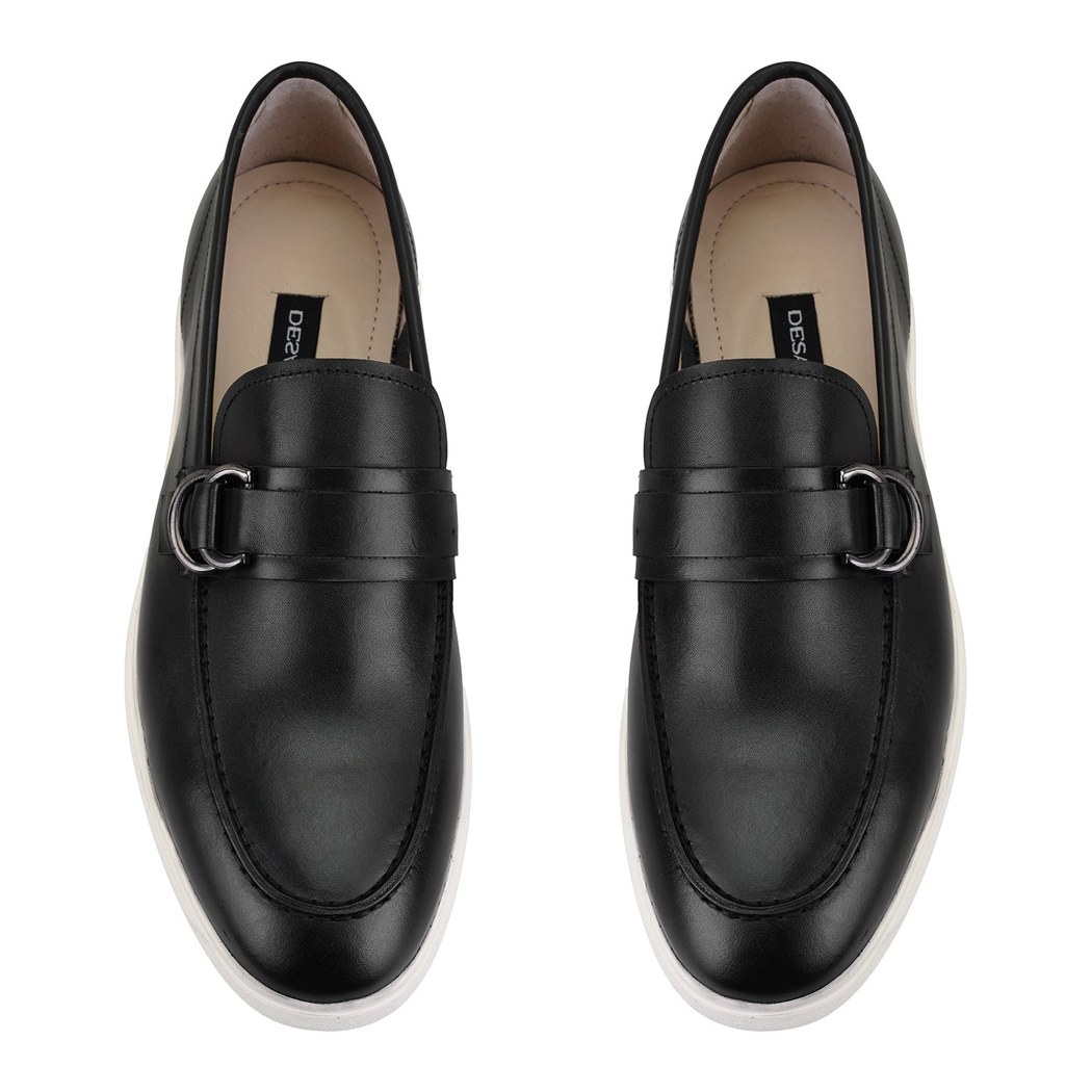 Galvin Siyah Erkek Deri Loafer