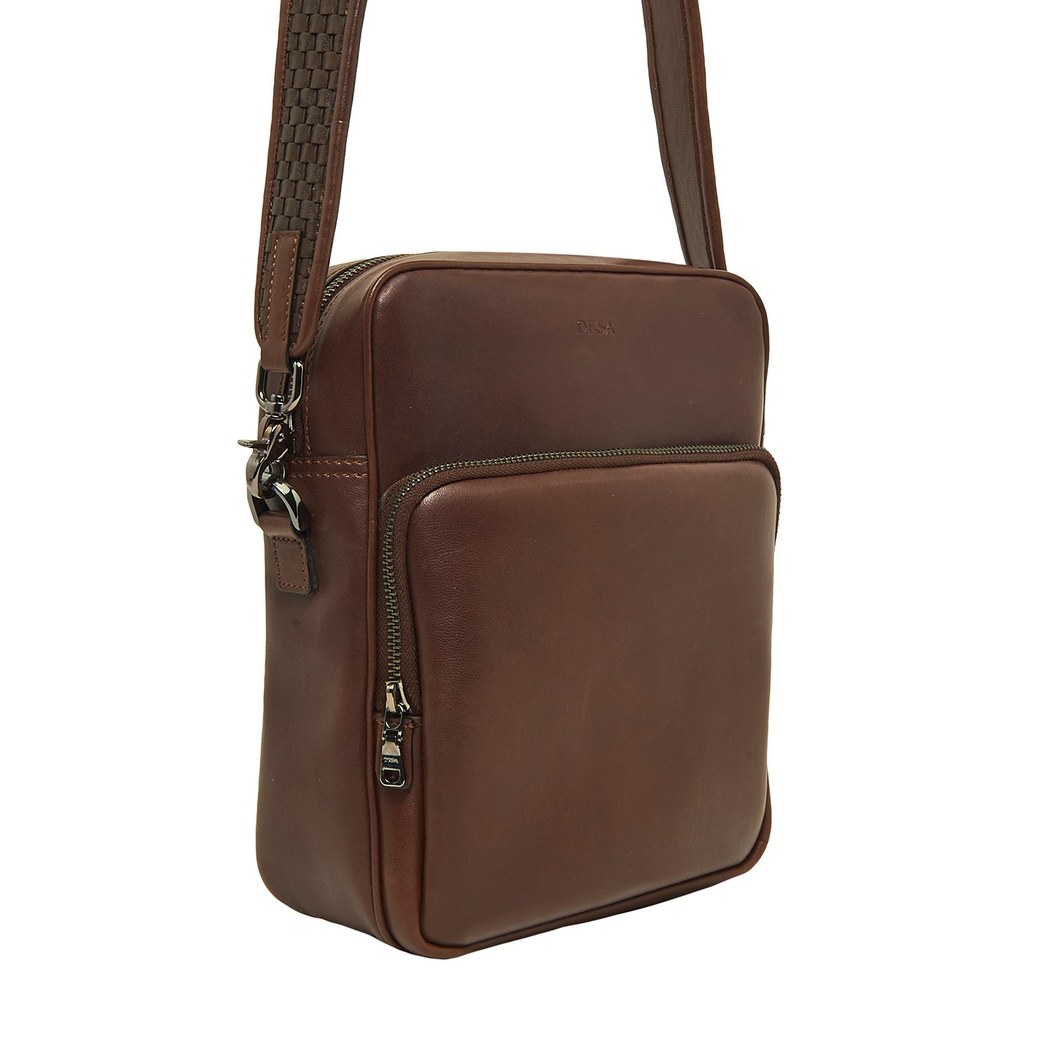 Garen Erkek Deri Postacı Çantası