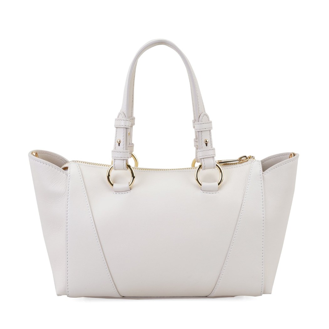 Garten Bej Kadın Deri El Çantası