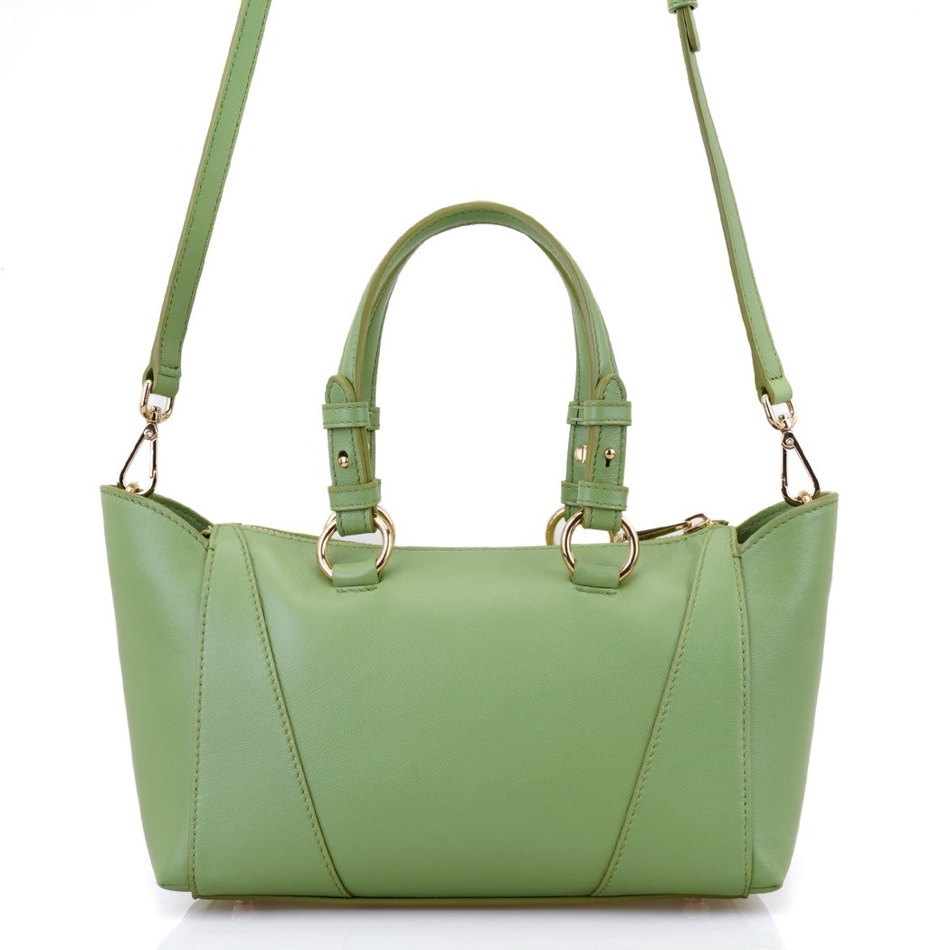 Garten Yeşil Kadın Deri El Çantası