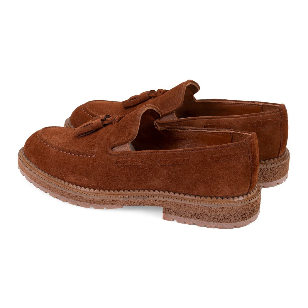 Gavyn Taba Erkek Süet Deri Loafer