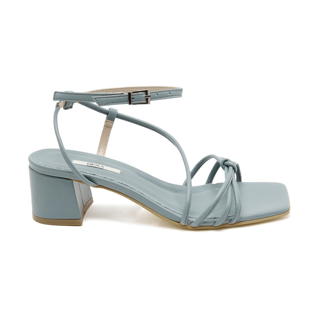 Gri Anthea Kadın Deri Sandalet