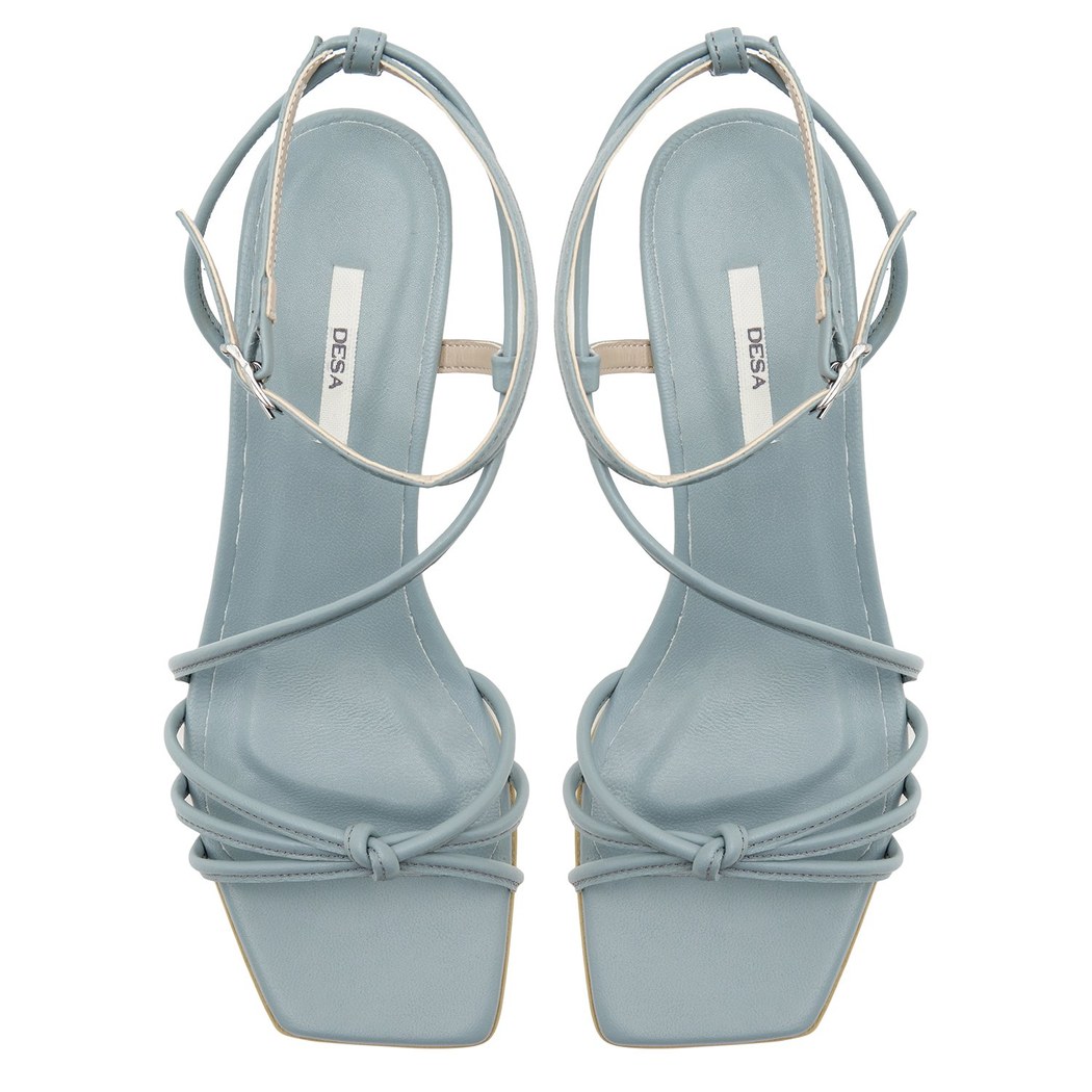 Gri Anthea Kadın Deri Sandalet