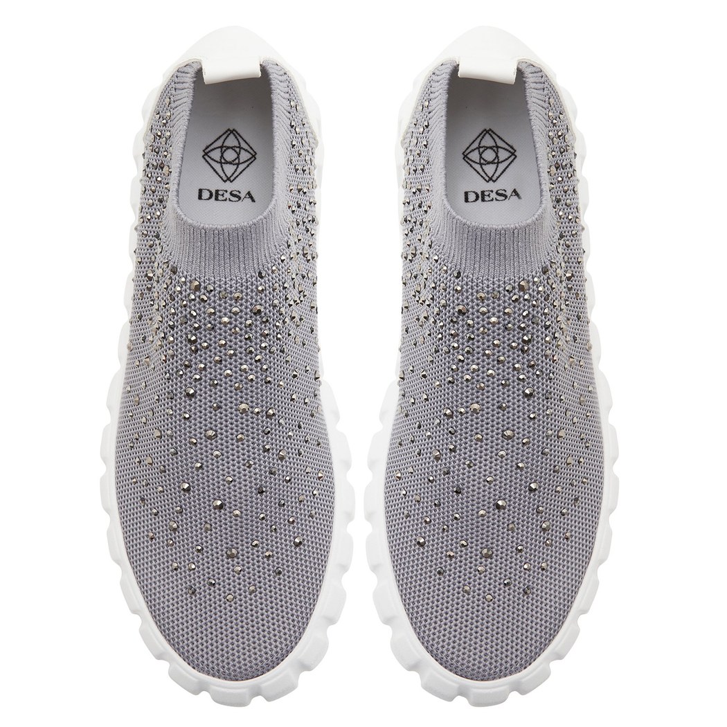 Gri Elena Kadın Triko Spor Ayakkabı