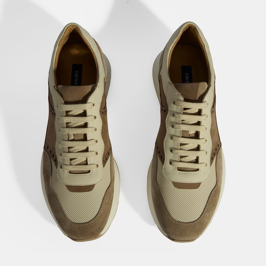 Gri Erkek Bağcıklı Deri Spor Ayakkabı