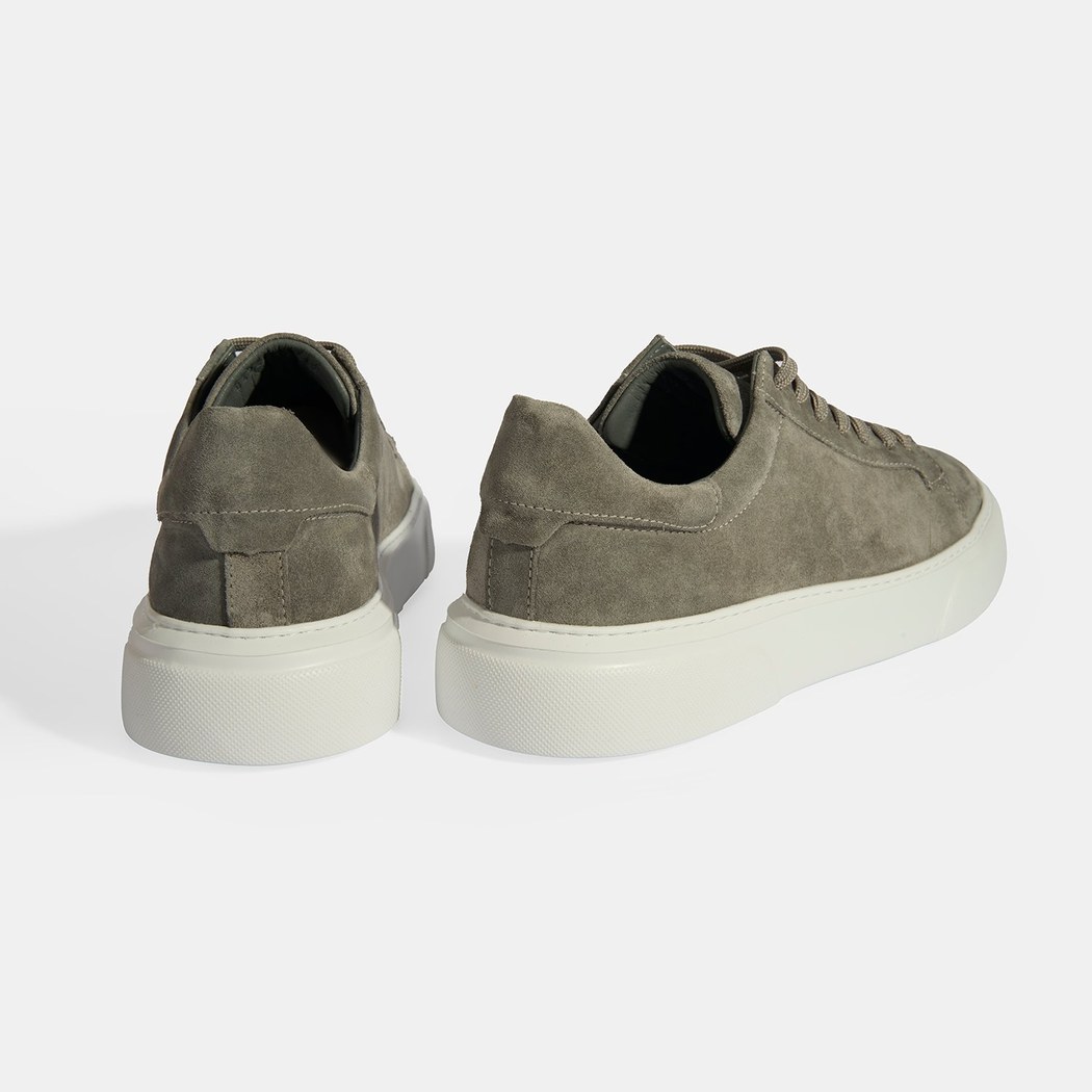 Gri Erkek Bağcıklı Süet Günlük Ayakkabı