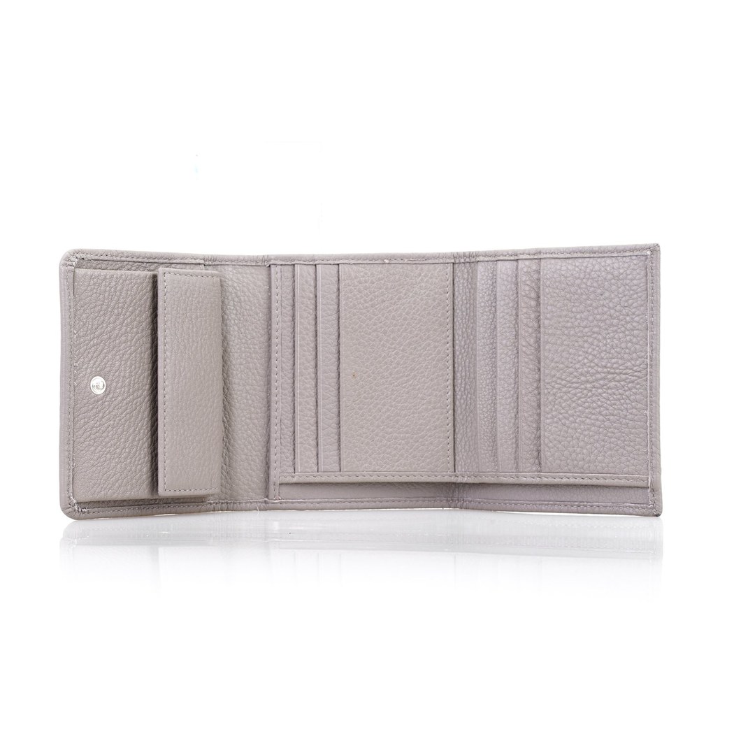 Gri Kadın Deri Cüzdan
