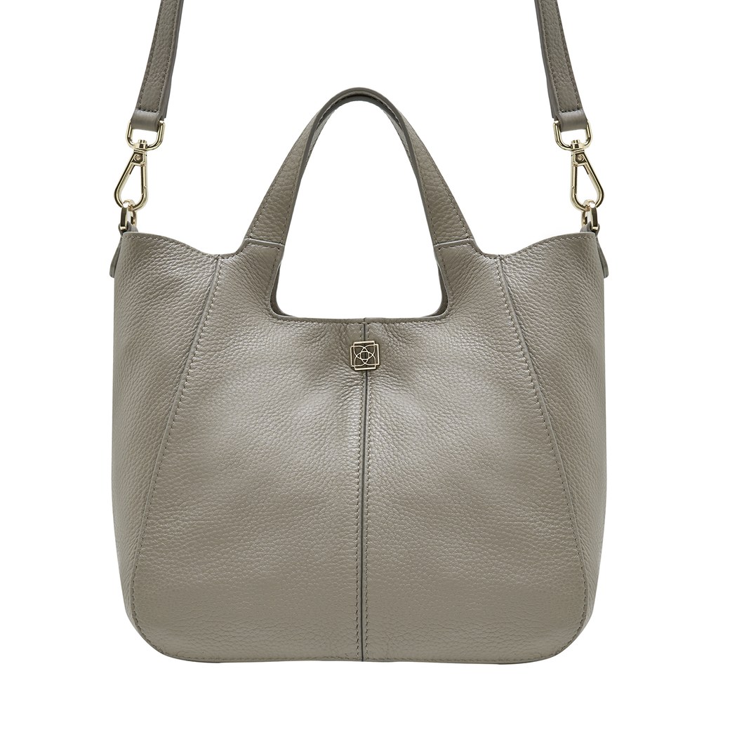 Gri Lauren Kadın Deri Omuz Askılı Çanta