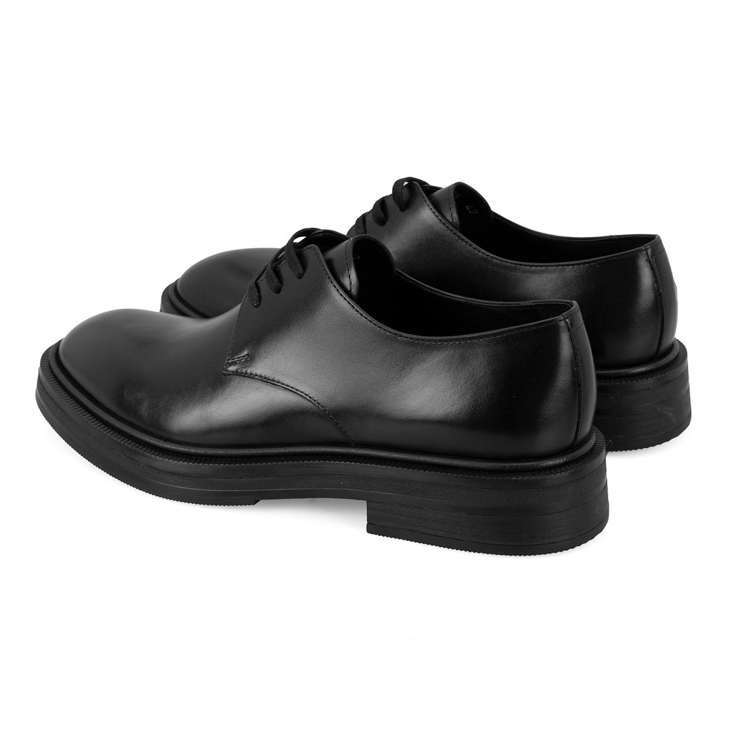 Gunner Siyah Erkek Deri Klasik Ayakkabı