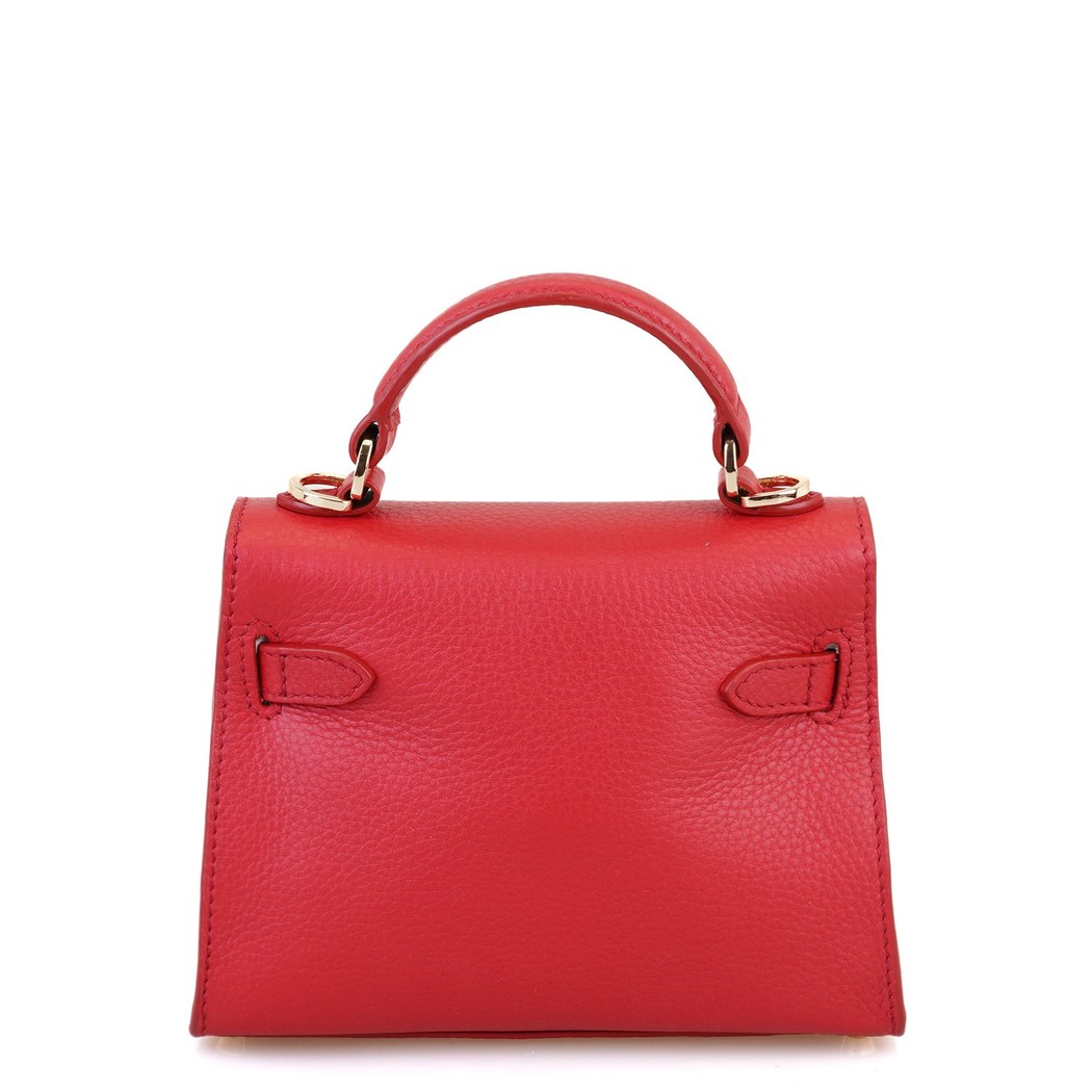 Hannah Kırmızı Kadın Deri El Çantası