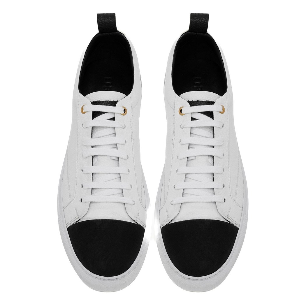 Hanry Siyah Erkek Deri Spor Ayakkabı