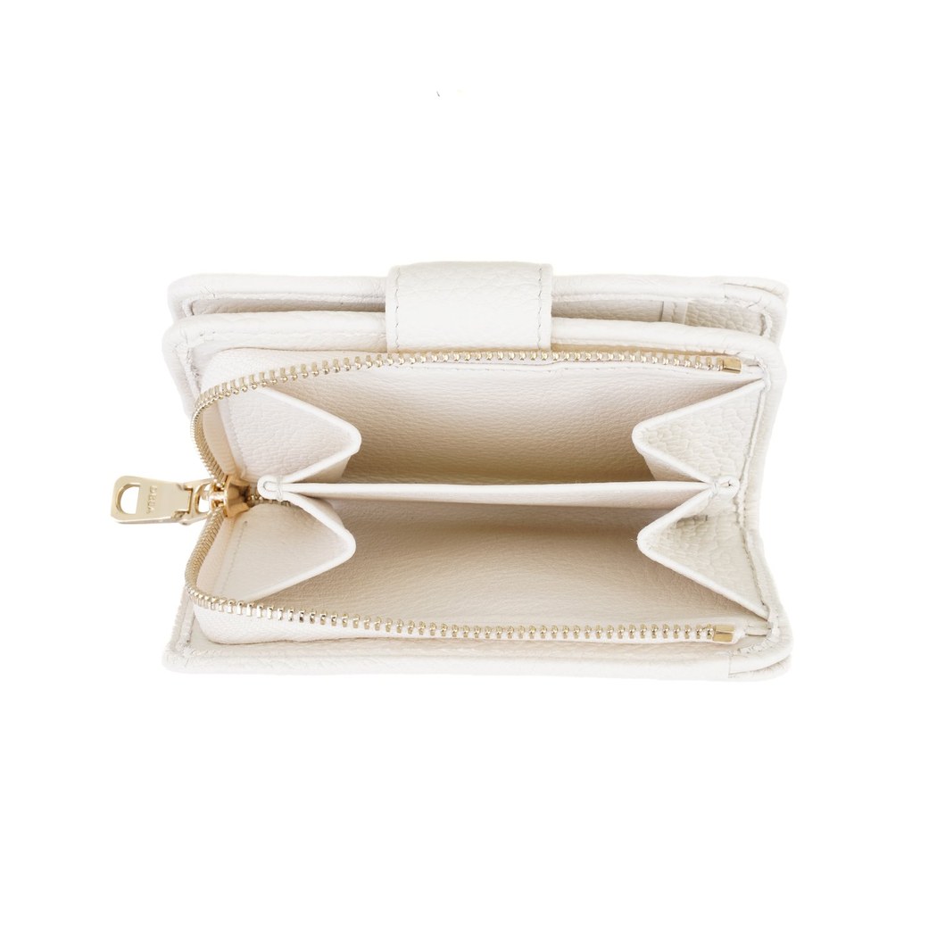 Harriet Beyaz Kadın Deri Cüzdan