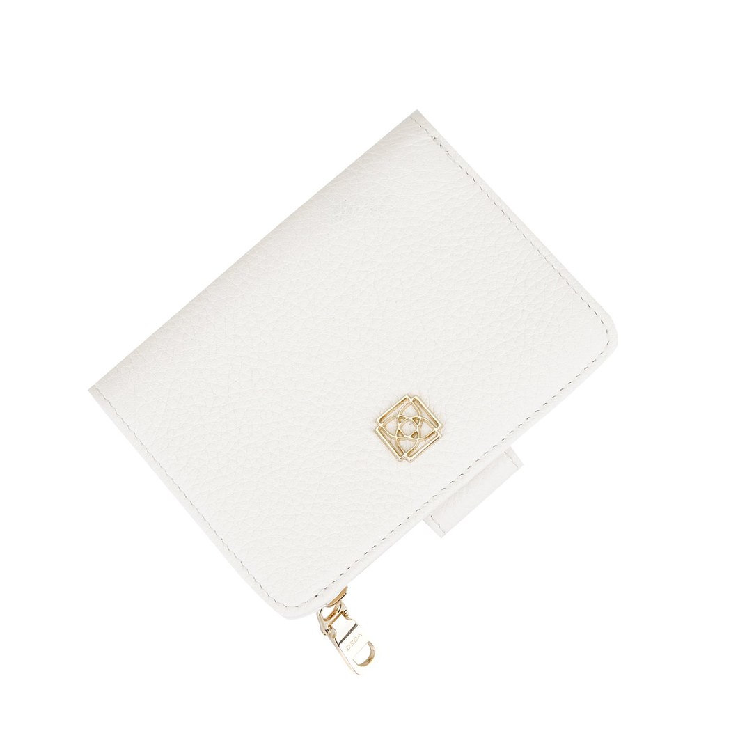 Harriet Beyaz Kadın Deri Cüzdan