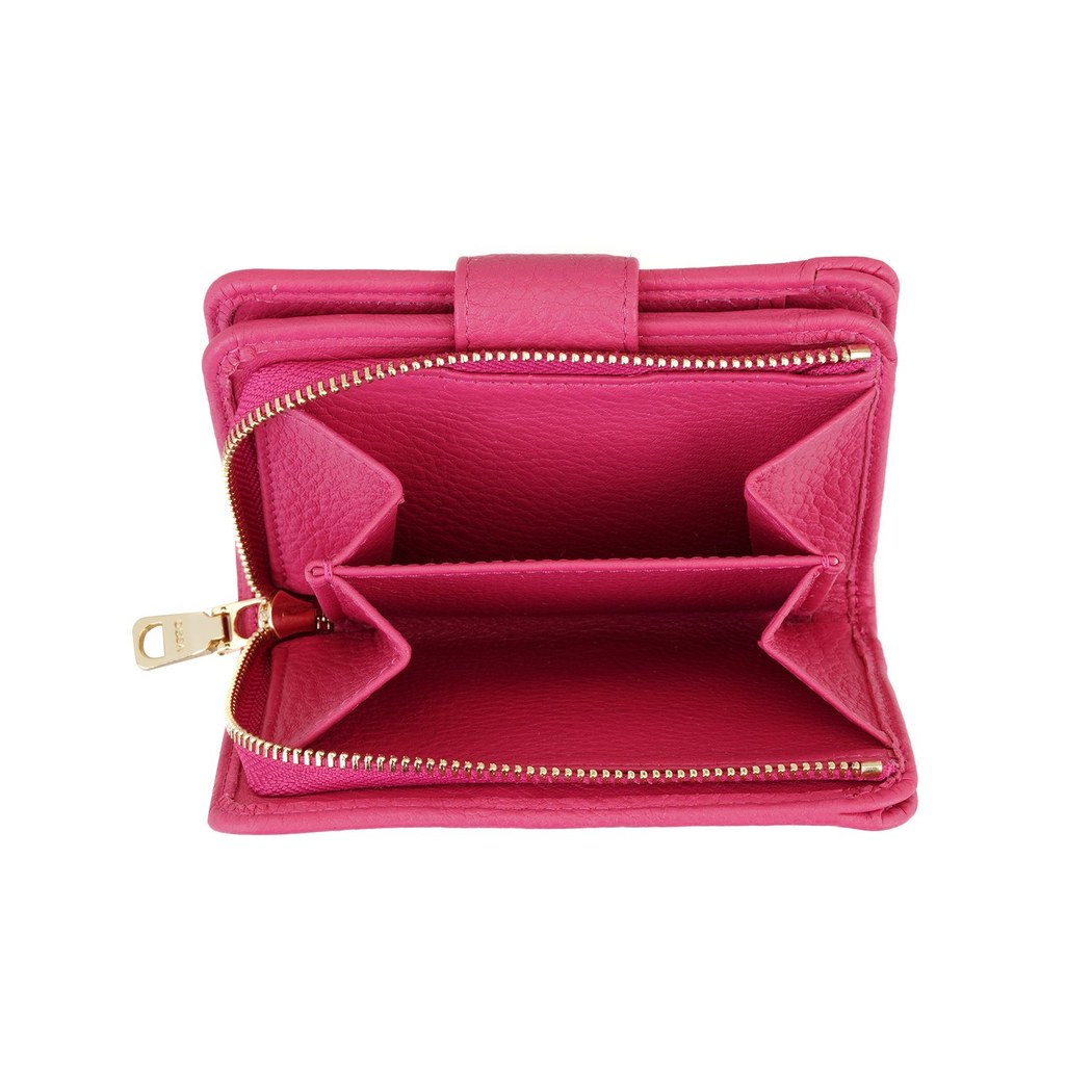 Harriet Pembe Kadın Deri Cüzdan