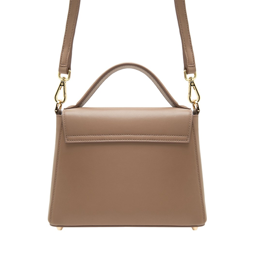 Haze Krem Kadın Deri El Çantası