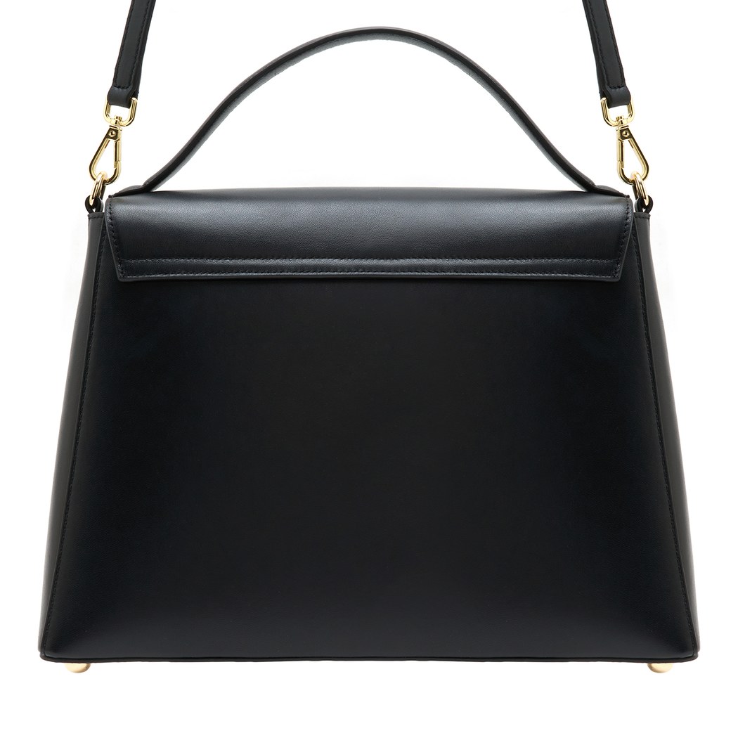 Helena Siyah Kadın Deri El Çantası