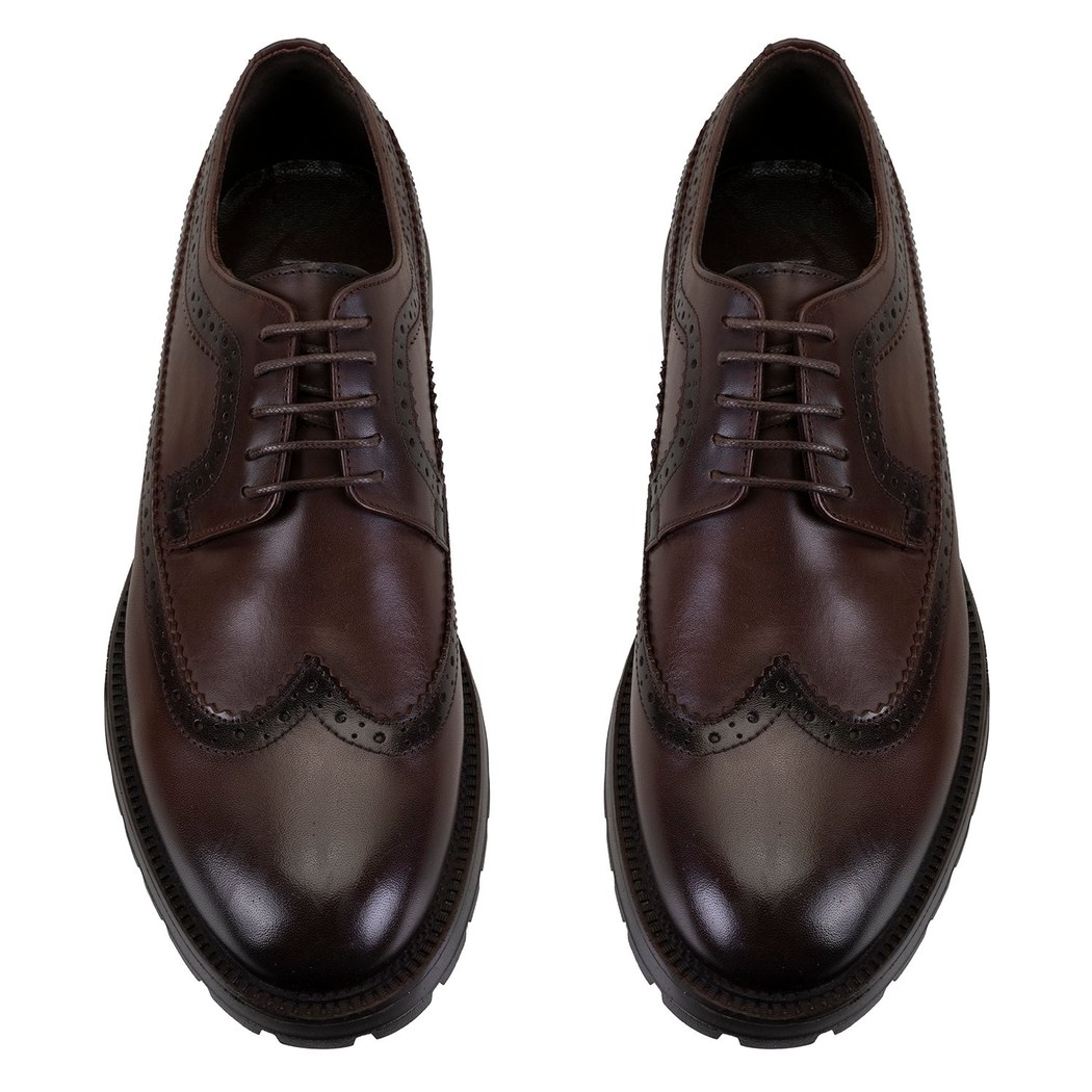 Heleni Kahve Erkek Deri Klasik Ayakkabı