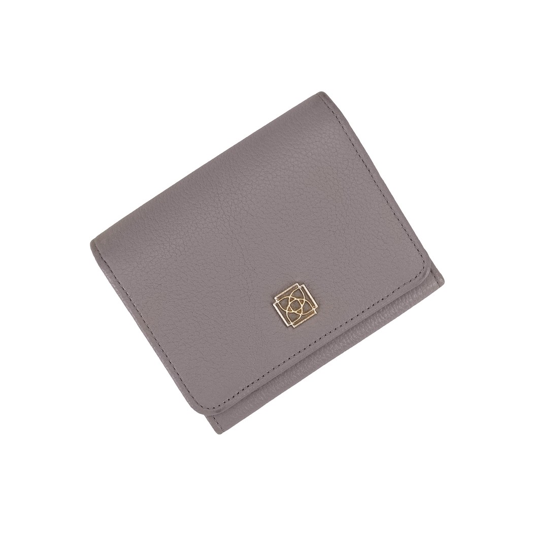 Heleno Gri Kadın Deri Cüzdan