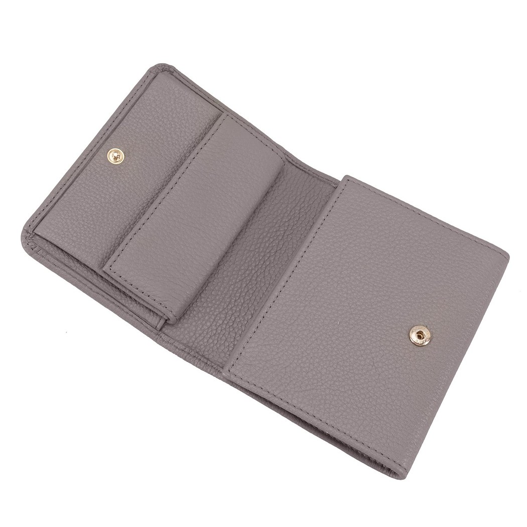 Heleno Gri Kadın Deri Cüzdan