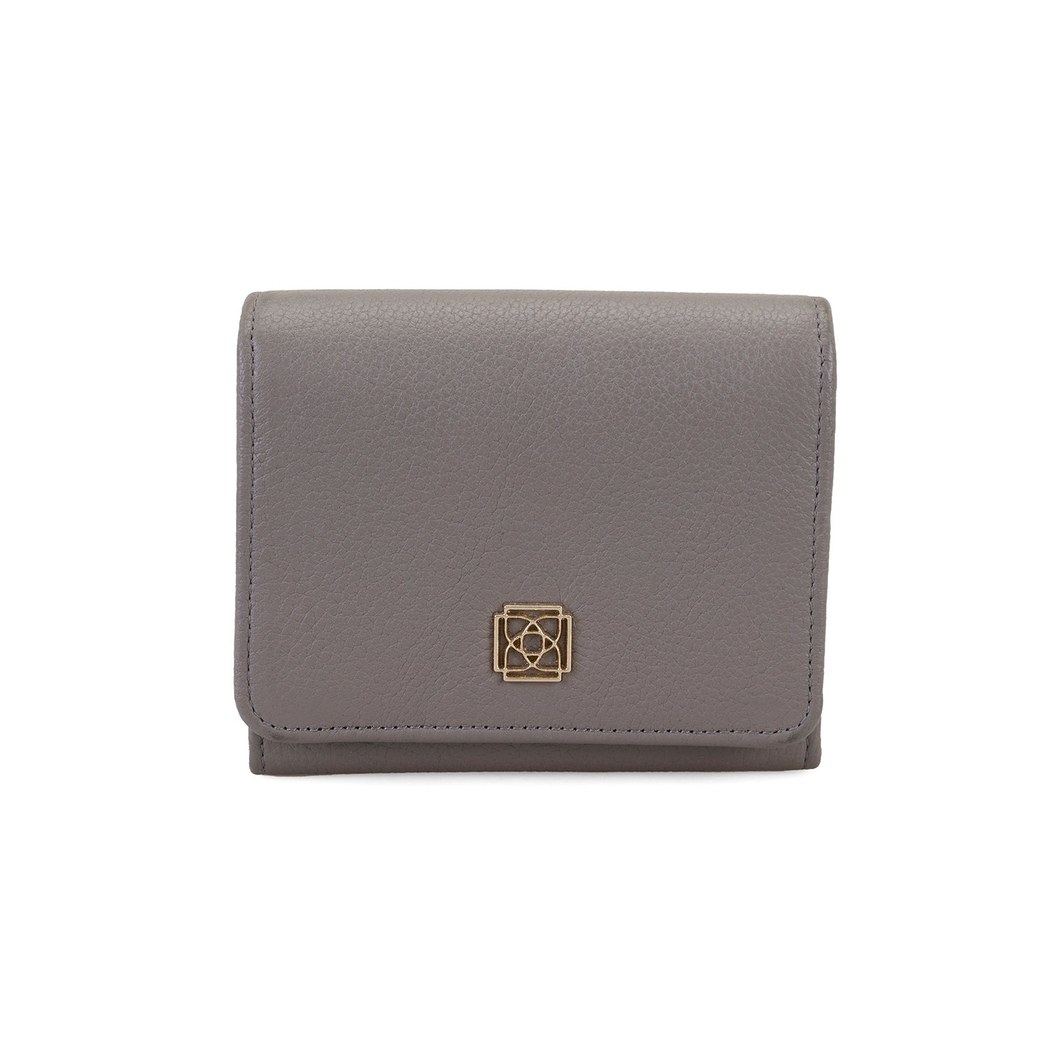 Heleno Gri Kadın Deri Cüzdan