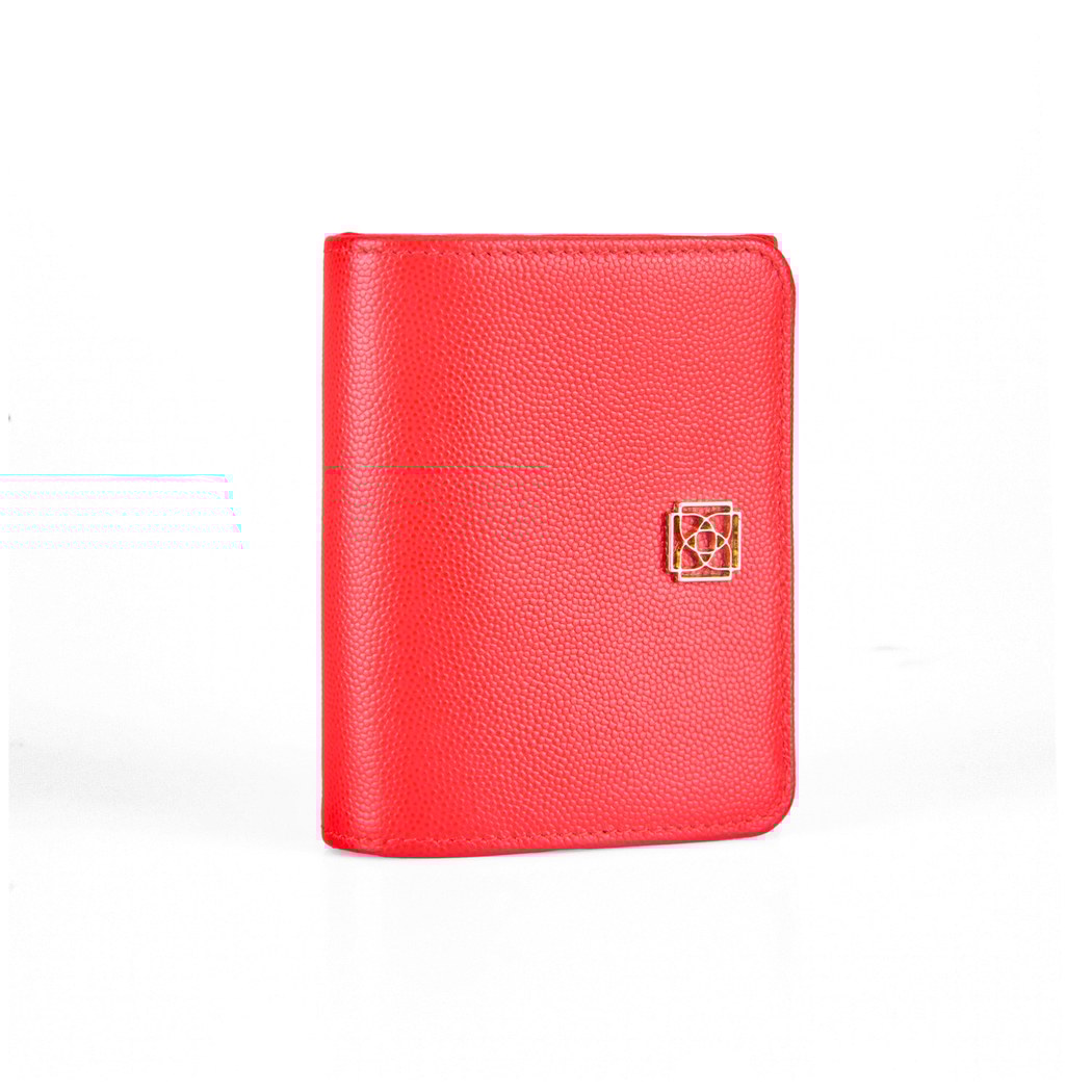 Heleno Kırmızı Kadın Deri Cüzdan