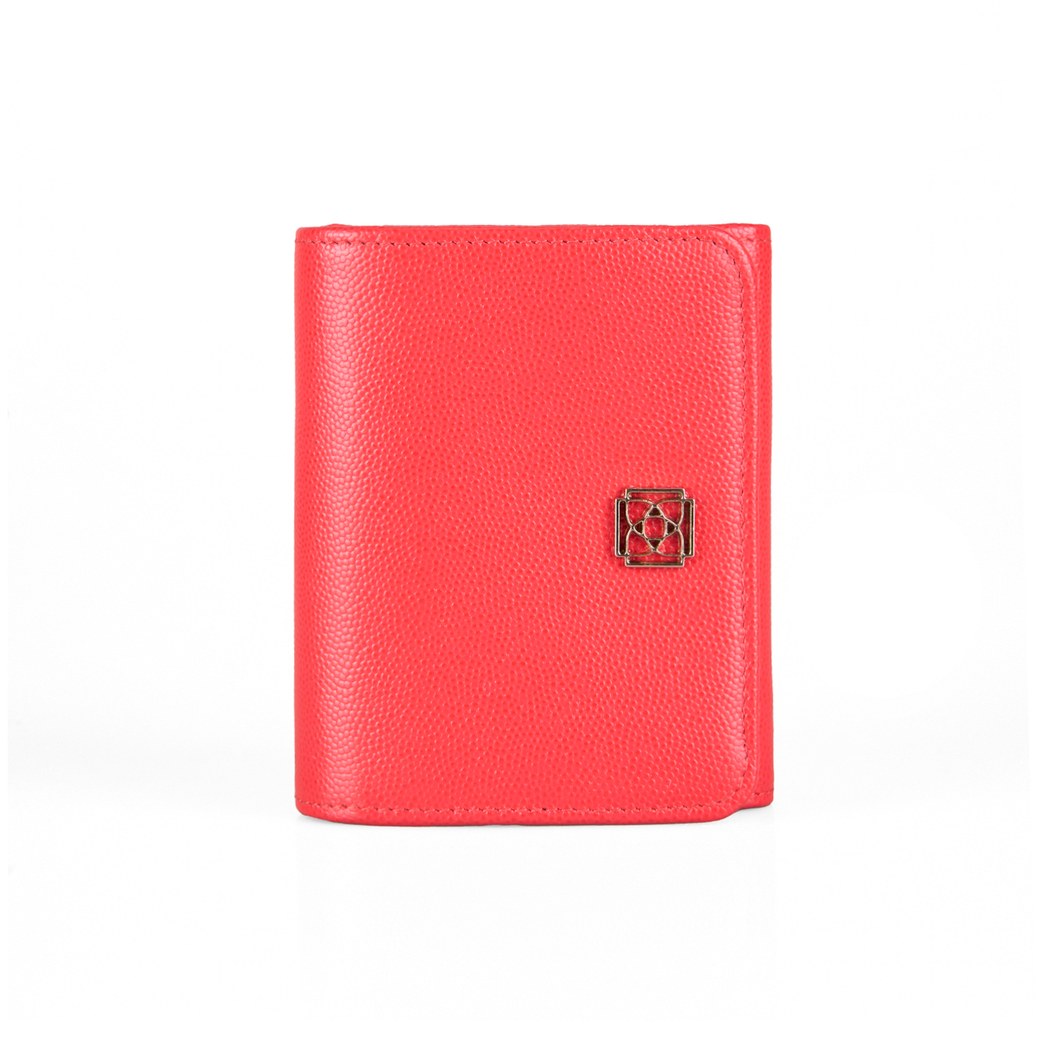 Heleno Kırmızı Kadın Deri Cüzdan