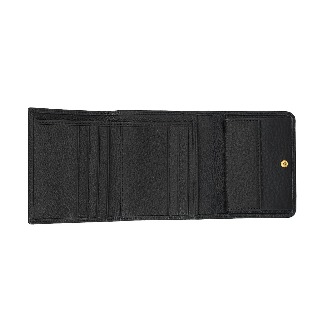 Heleno Siyah Kadın Deri Cüzdan