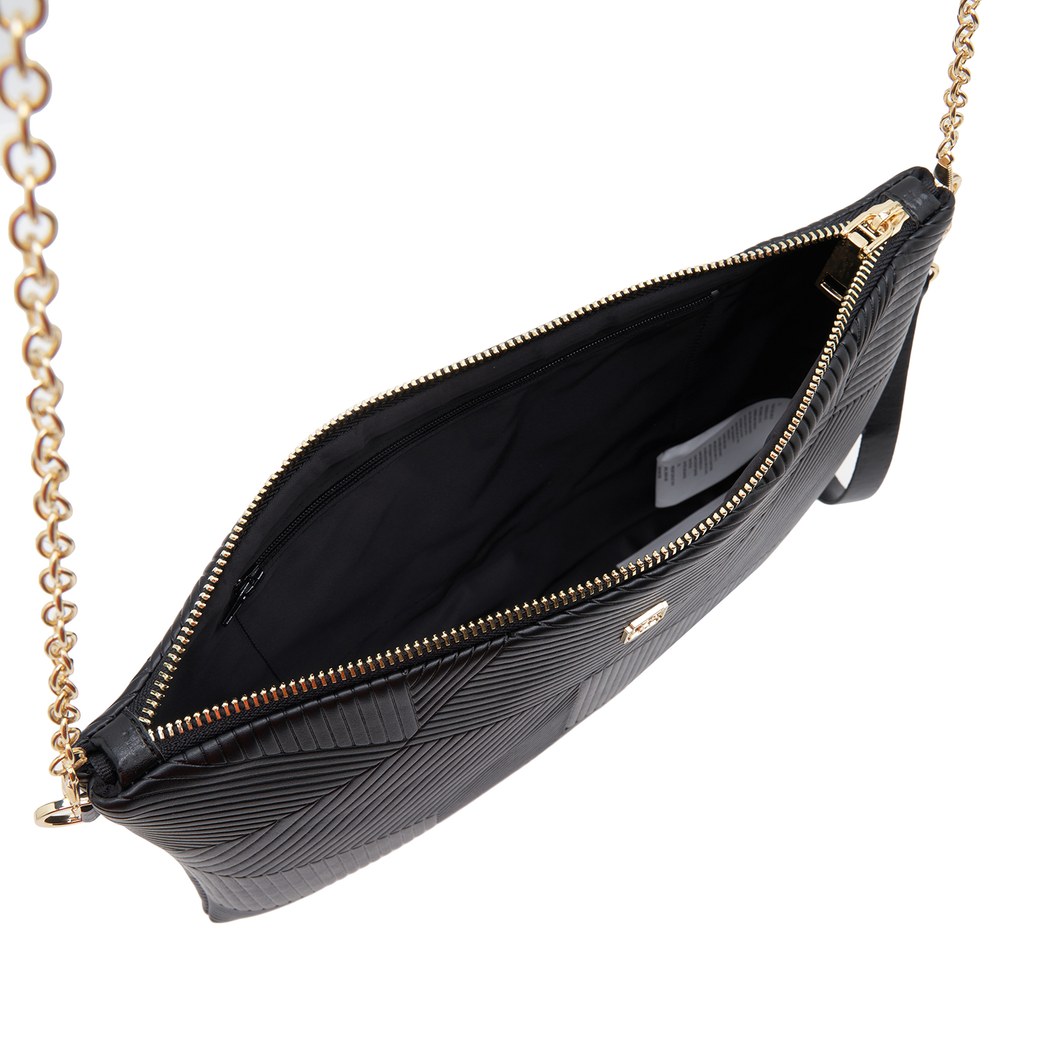 Herta Siyah Kadın Zincir Detaylı El Çantası