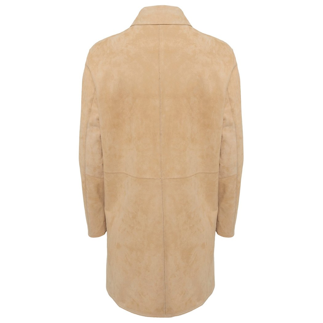 Hiba Kadın Oversize Çift Taraflı Deri Pardösü