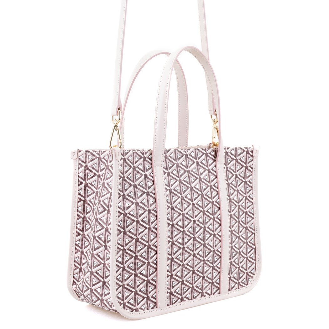 Hierba Bej Kadın Monogram El Çantası