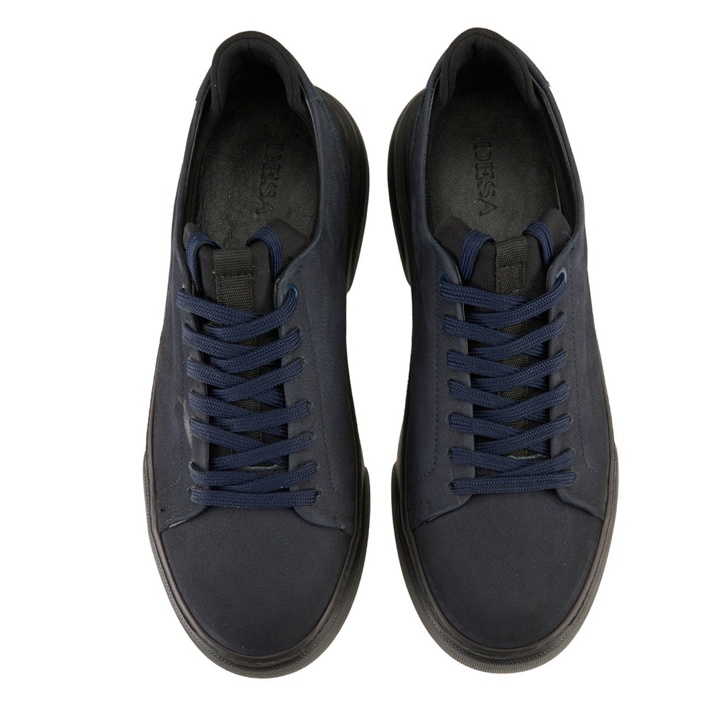 Holden Lacivert Erkek Nubuk Deri Günlük Ayakkabı