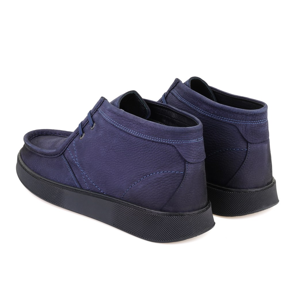 Ivory Lacivert Erkek Nubuk Deri Bot