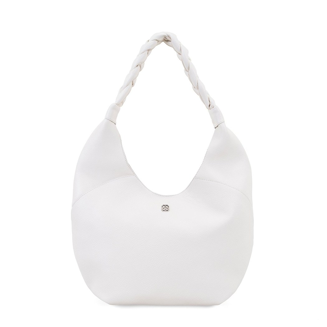 Jainel Beyaz Kadın Deri Omuz Çantası