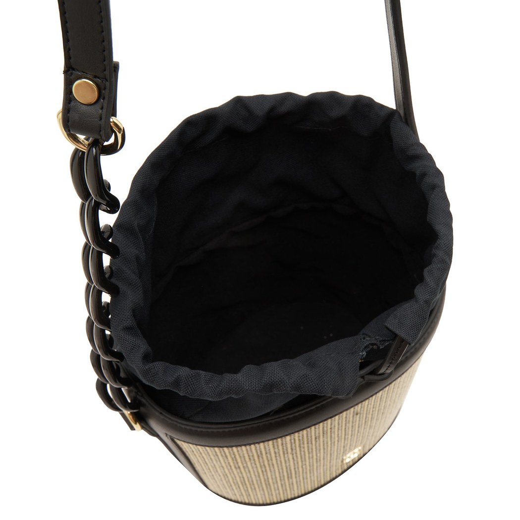 Jake Siyah Kadın Hasır Omuz Askılı Çanta