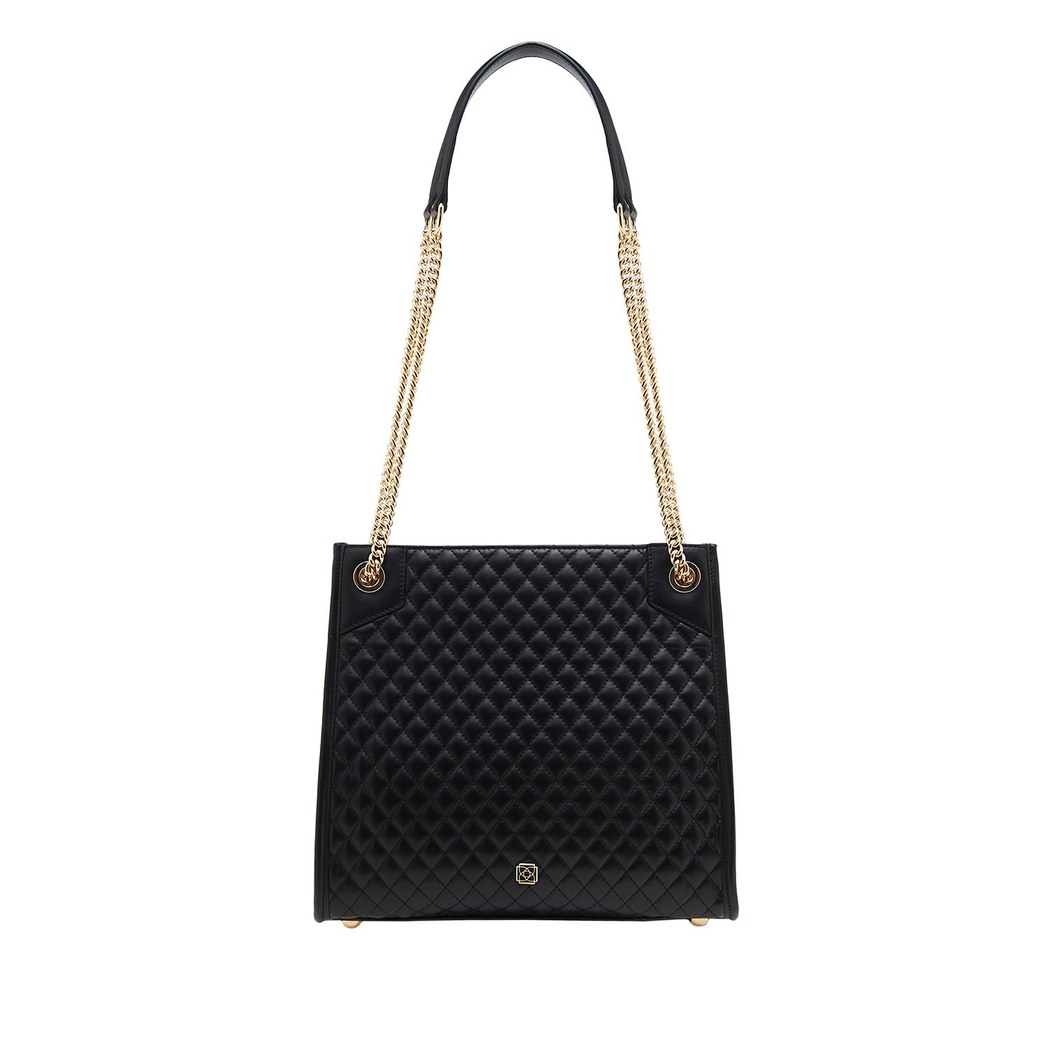 James Kadın Deri Kapitoneli Omuz Askılı Çanta