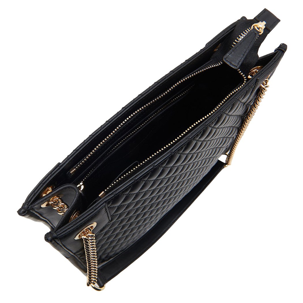 James Kadın Deri Kapitoneli Omuz Askılı Çanta