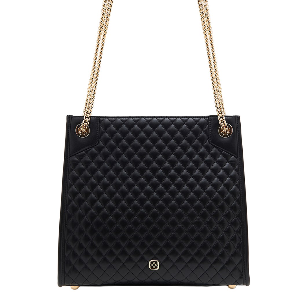 James Kadın Deri Kapitoneli Omuz Askılı Çanta