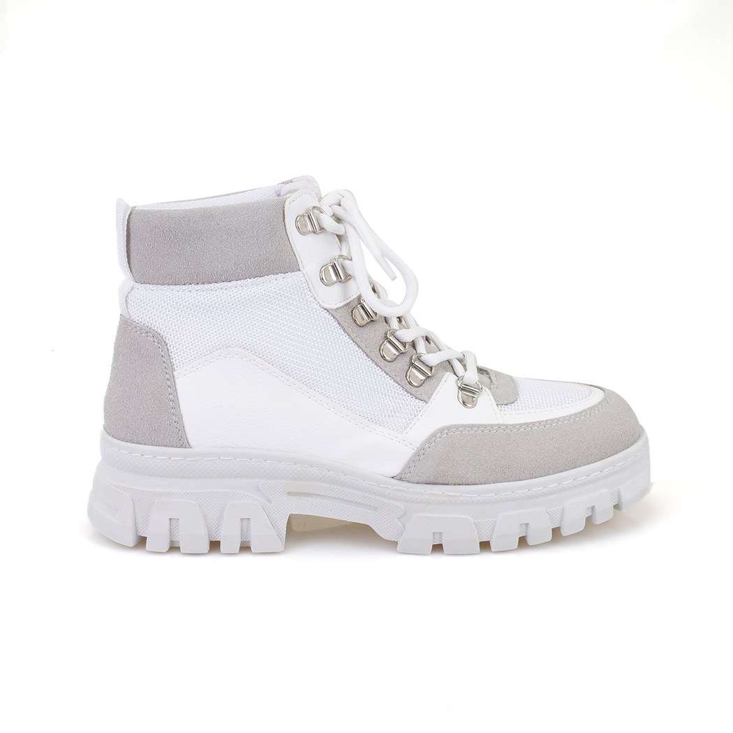 Jasmin Bej Kadın Süet Bot