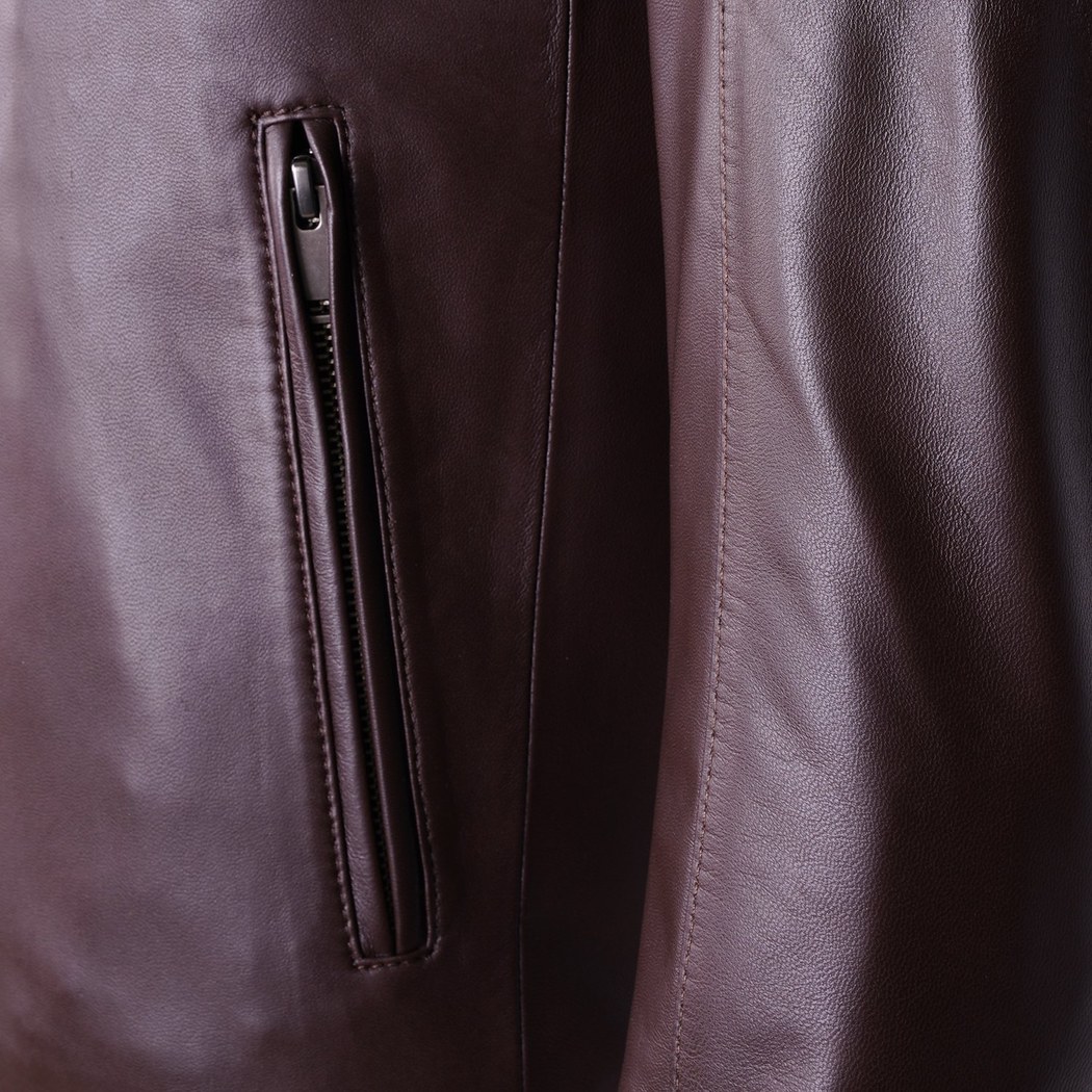 Jason Kahve Erkek Deri Mont