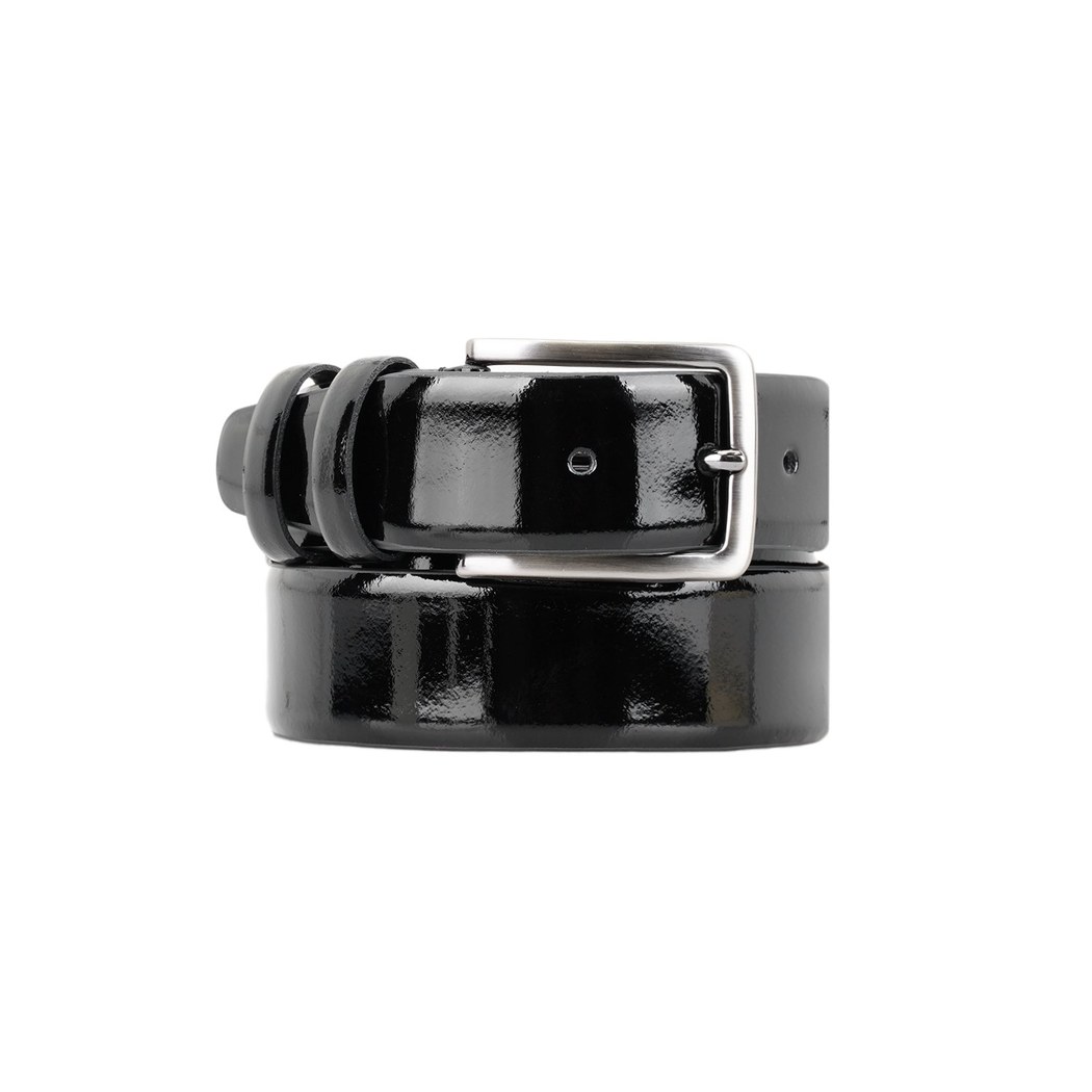 Javed Siyah Erkek Klasik Deri Kemer