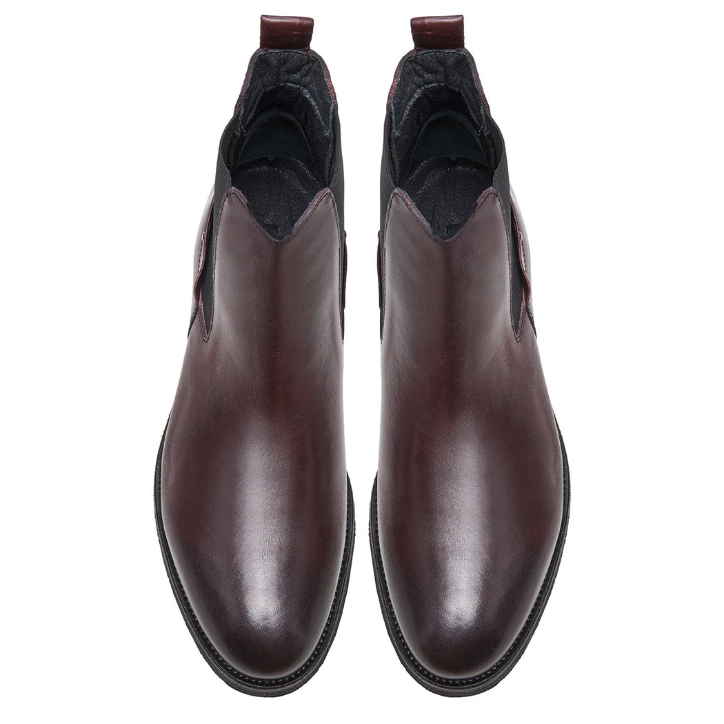 Jimbo Bordo Erkek Deri Chelsea Bot