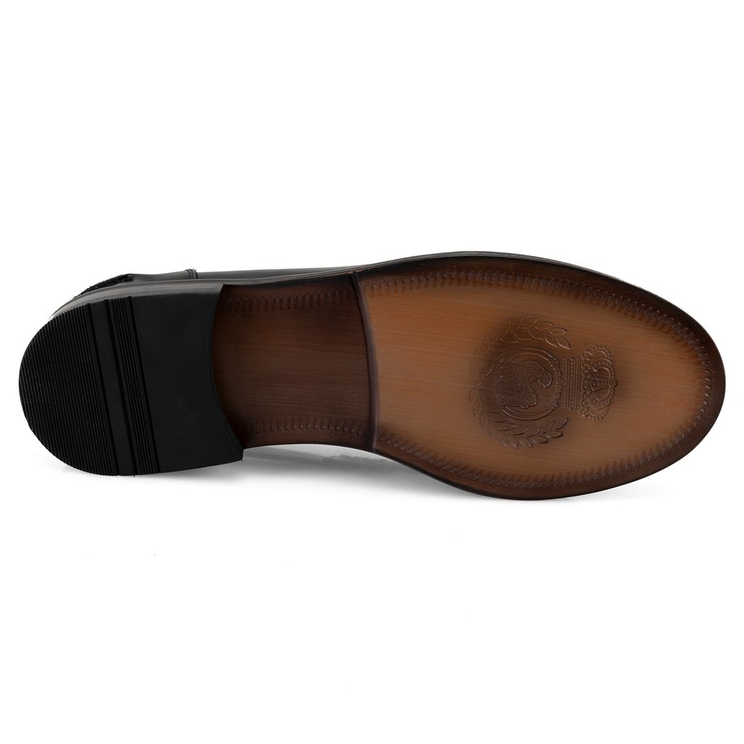 Jimmy Siyah Erkek Deri Loafer