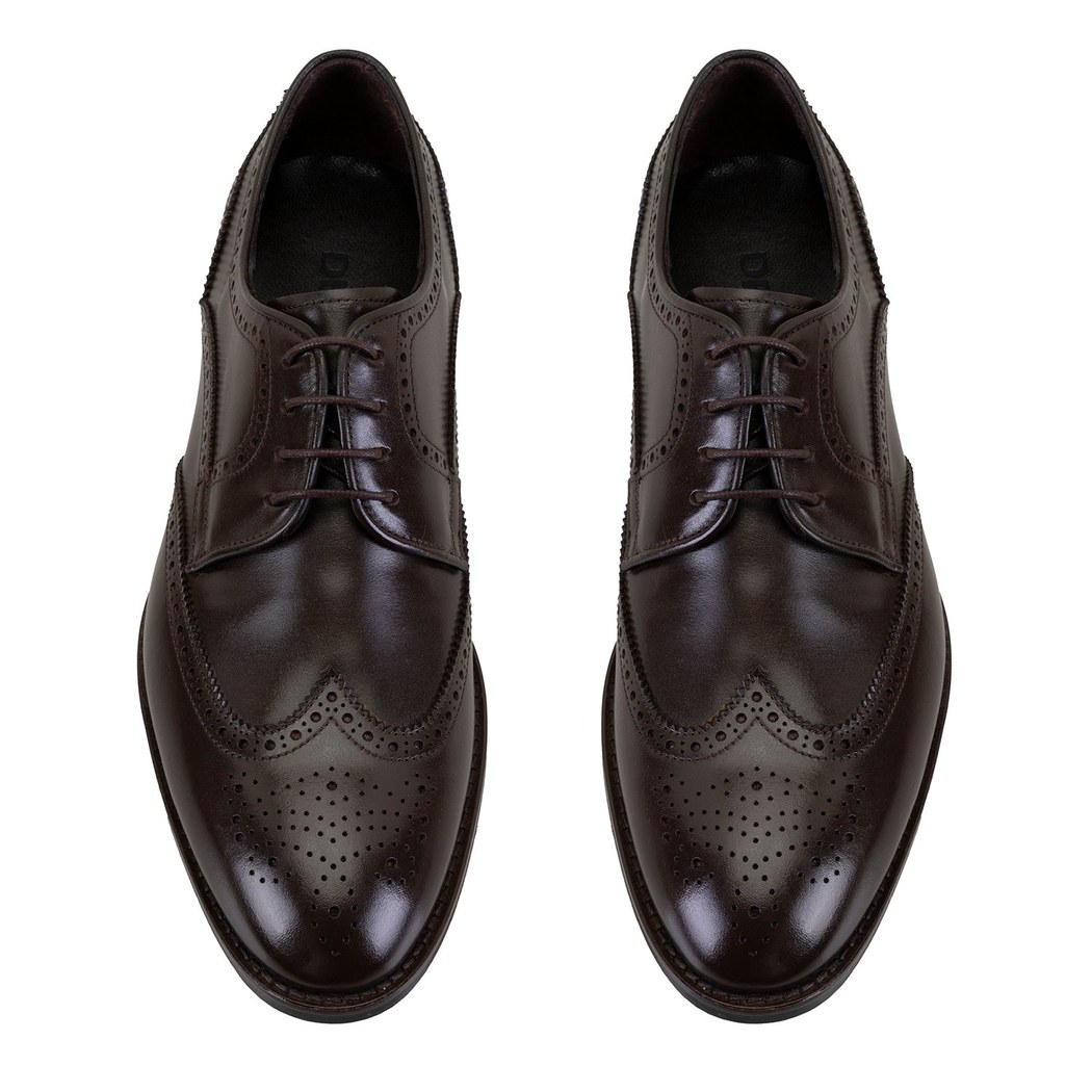 Judah Kahve Erkek Deri Klasik Ayakkabı