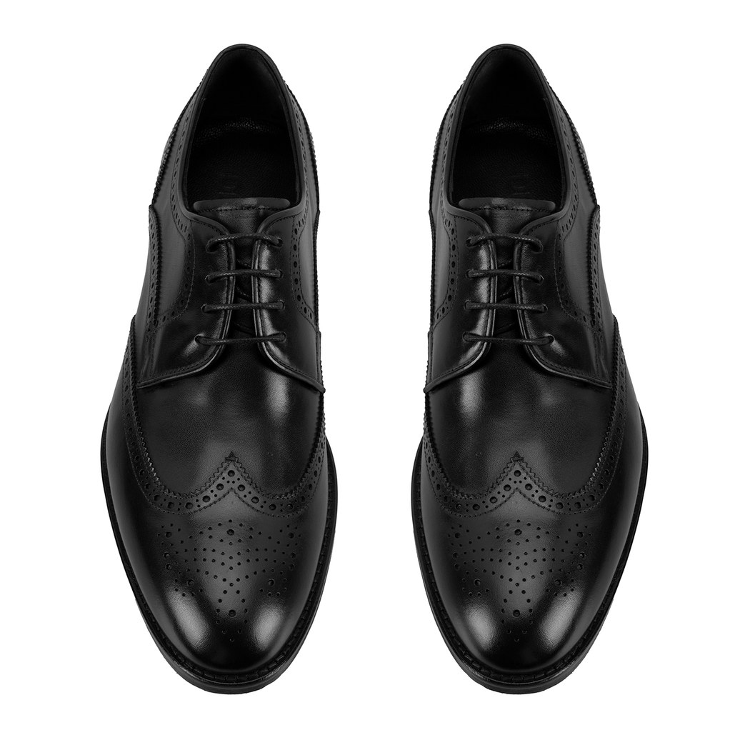 Judah Siyah Erkek Deri Klasik Ayakkabı