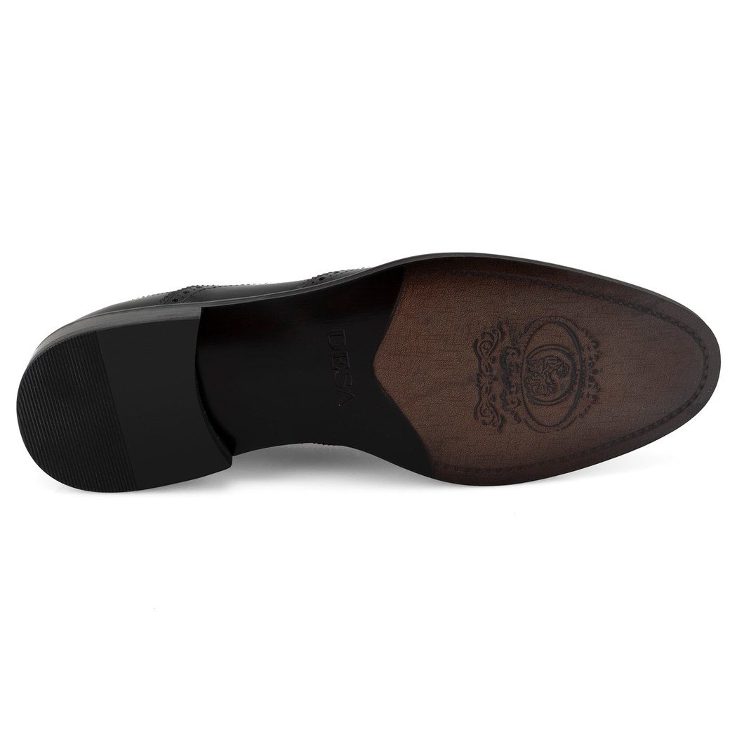 Judah Siyah Erkek Deri Klasik Ayakkabı