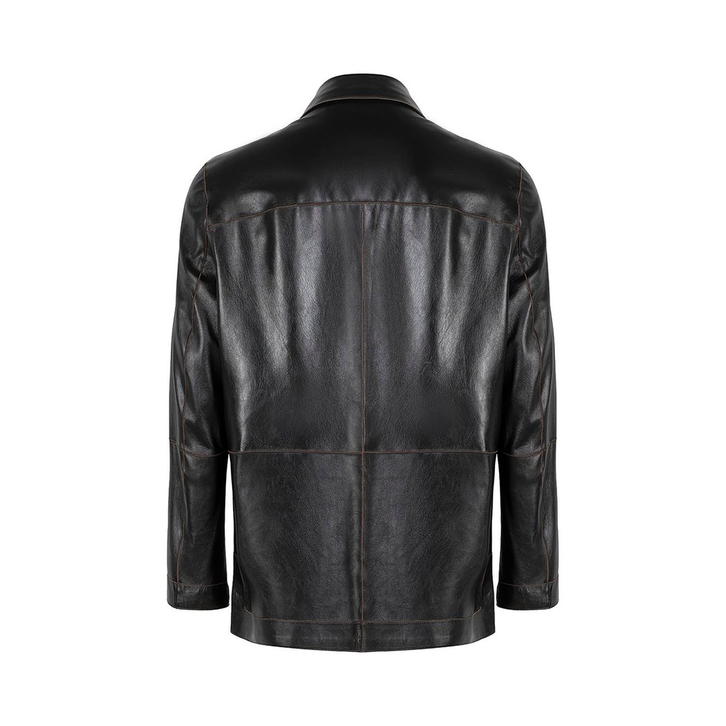 K14086 ERKEK ÇİFT TARAFL, KAHVE+SİYAH, M