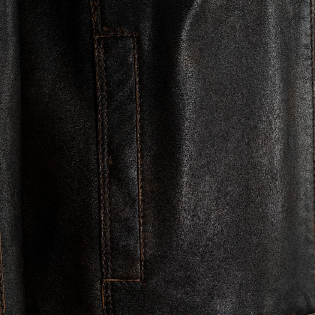 K14996 ERKEK DERİ CEKET-E