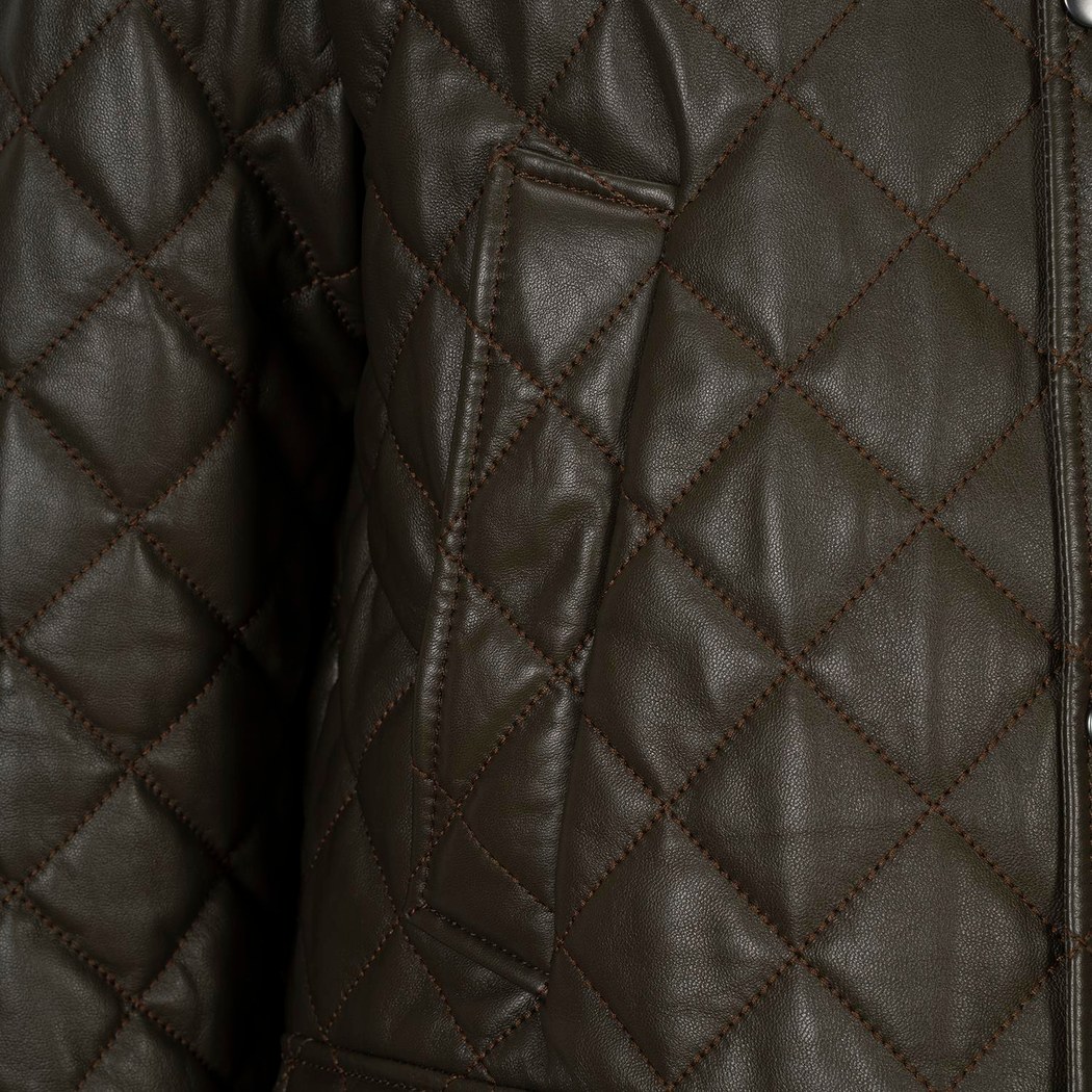 K14998 ERKEK KAPİTONELİ DERİ MONT