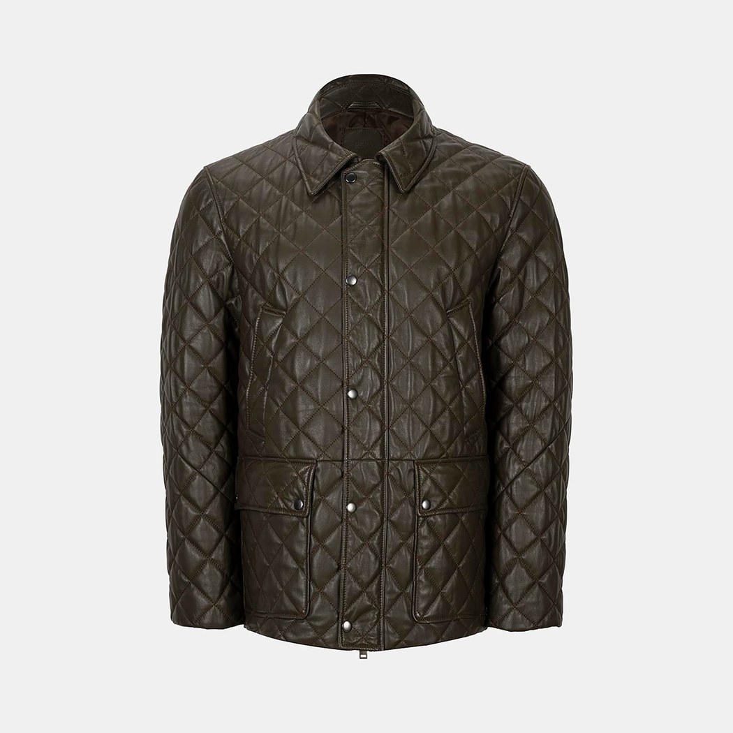 K14998 ERKEK KAPİTONELİ DERİ MONT